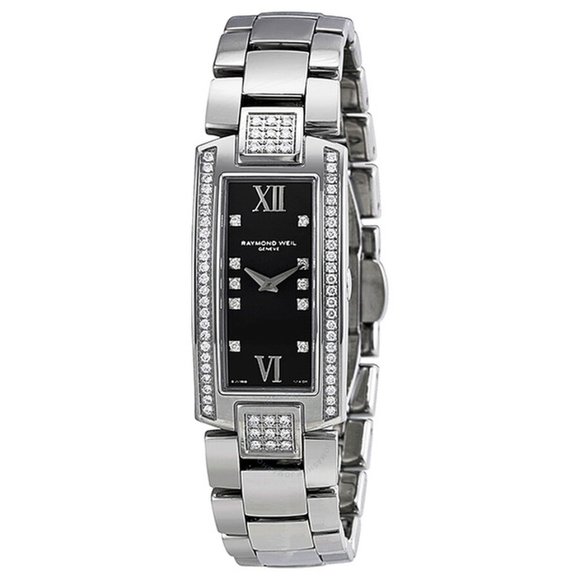 RAYMOND WEIL Shine Diamond Dial Stainless Steel Ladies Watch - Rare! - Picture 1 of 5